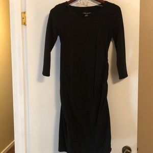 Black maternity dress